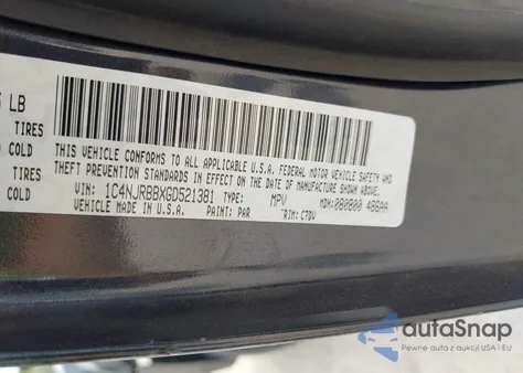 2016 Jeep Patriot Sport from USA, damaged, VIN 1C4NJRBBXGD521381